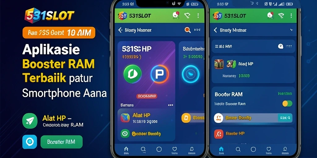 Tampilan antarmuka utama aplikasi 531SLOT yang bersih dan fungsional.
