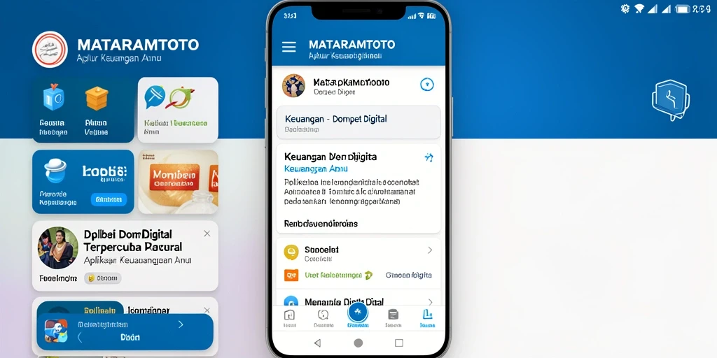Antarmuka MATARAMTOTO yang modern dan mudah digunakan.